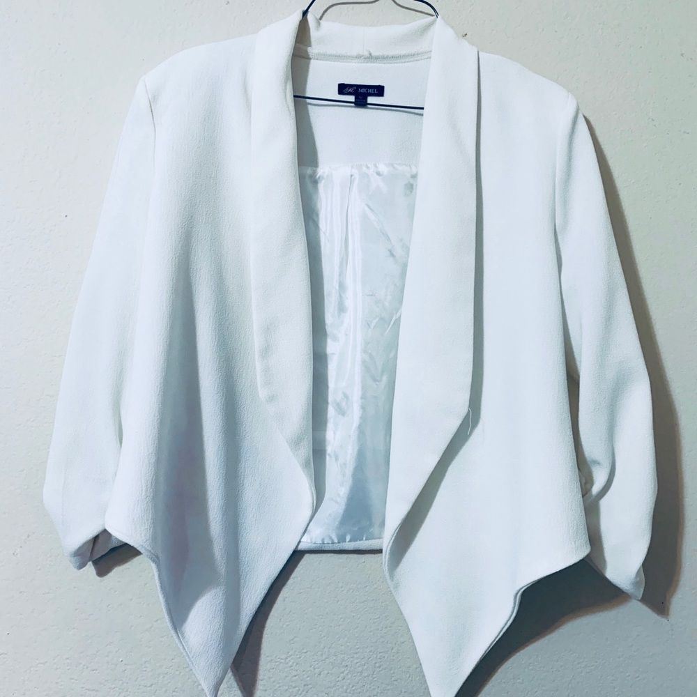 Women’s white blazer